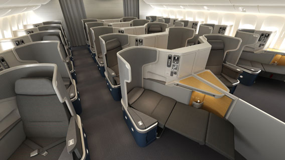 Hạng ghế trên American Airlines